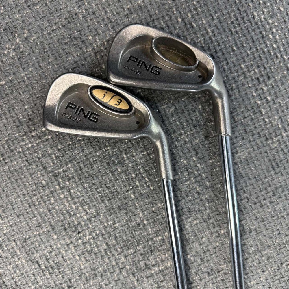 Ping i3 O-Size Iron Set 3-4 Iron Mens Regular Flex Steel JZ Silver Y2K